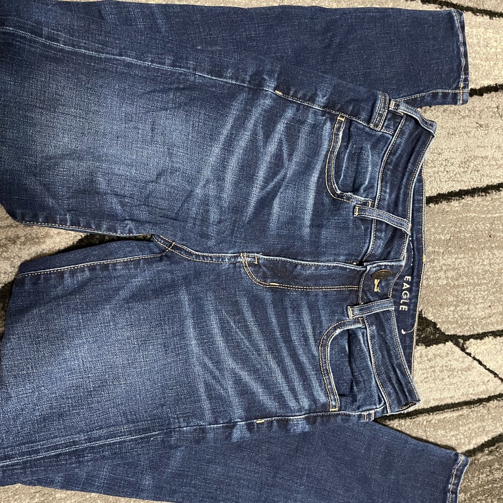 American Eagle Outfitters Dark Blue Skinny Jeans